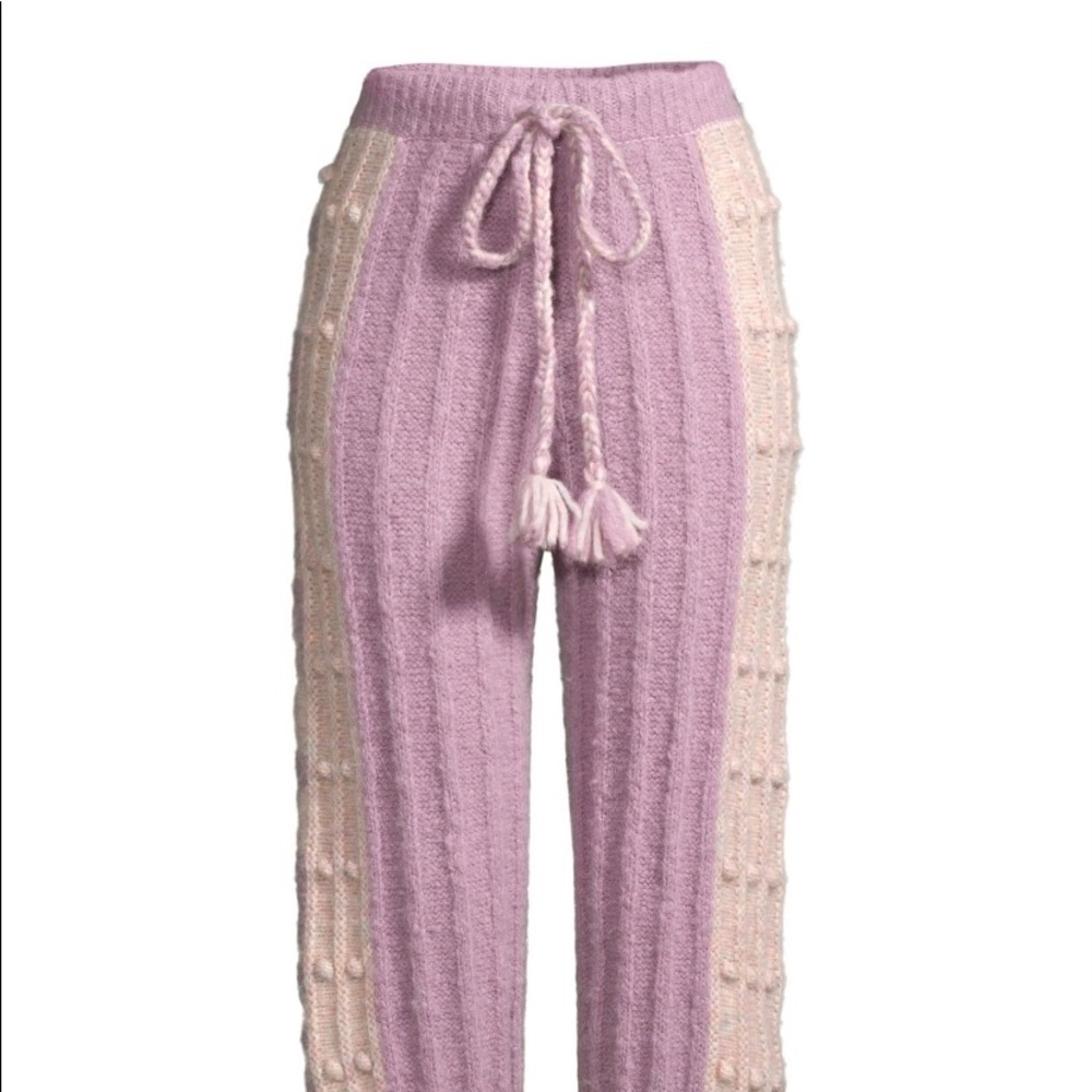 LoveShackFancy Landana Knit Joggers